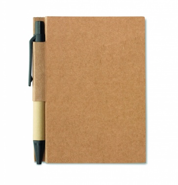 Logotrade advertising products photo of: Recycled notebook with pen