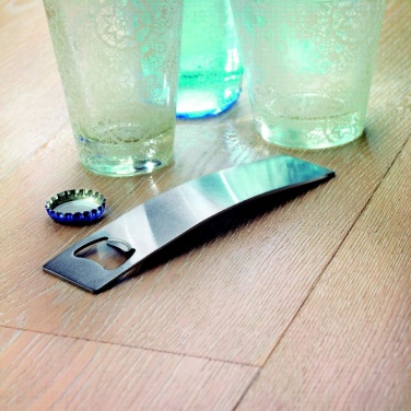 Logo trade promotional giveaway photo of: Stainless steel bottle opener