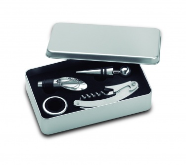 Logo trade business gifts image of: Wine  set in tin box