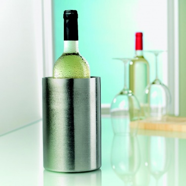 Logo trade business gift photo of: Stainless steel bottle cooler