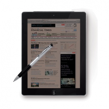 Logo trade promotional gift photo of: Twist and touch ball pen