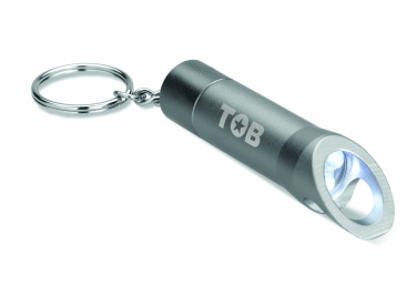 Logo trade promotional item photo of: Metal torch key ring Ylivieska