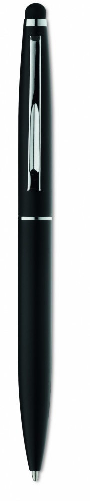 Logo trade promotional giveaway photo of: Twist type pen w stylus top