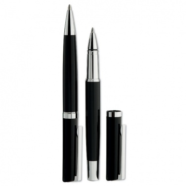 Logo trade promotional merchandise image of: Pen and roller in paper box