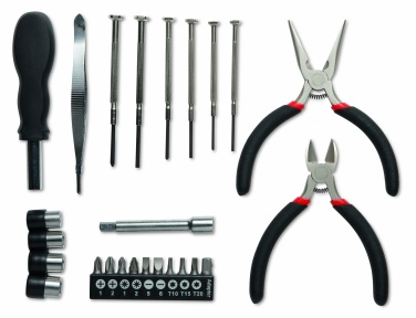 Logo trade corporate gifts image of: 26 pcs tool in aluminium case