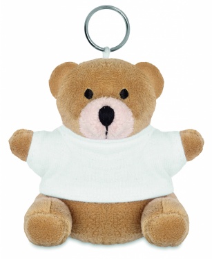 Logotrade promotional giveaway image of: Teddy bear key ring FINLAND