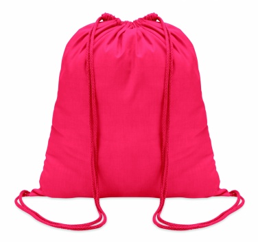 Logo trade promotional merchandise image of: 100gr/m² cotton drawstring bag