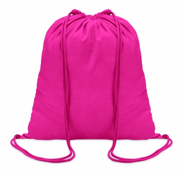 Logo trade corporate gifts picture of: 100gr/m² cotton drawstring bag