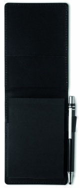 Logotrade promotional products photo of: A7 notepad in PU pouch w/pen