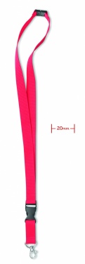Logotrade promotional items photo of: Lanyard hook and buckle 20 mm