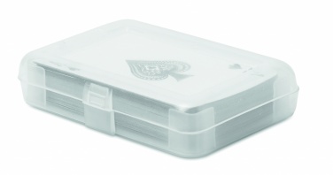 Logo trade corporate gifts image of: Playing cards in pp case