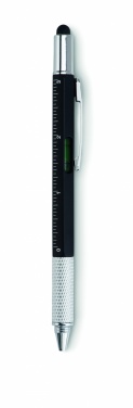 Logotrade promotional gift image of: Spirit level pen with ruler