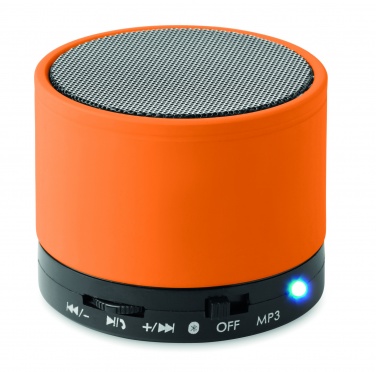 Logo trade promotional gifts picture of: Round wireless speaker