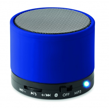 Logo trade promotional products image of: Round wireless speaker