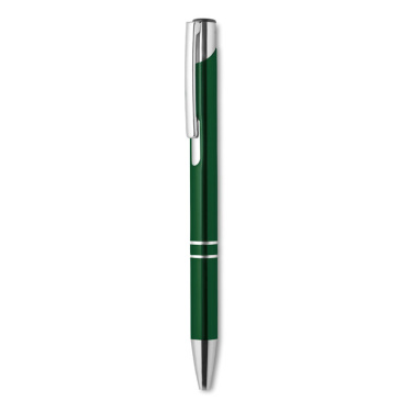 Logo trade promotional giveaways image of: Push button aluminium pen BERN