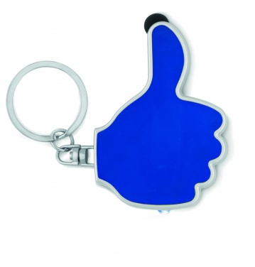 Logo trade promotional giveaway photo of: Thumbs up led light w/key ring Valmiera
