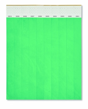 Logo trade promotional giveaways image of: One sheet of 10 wristbands
