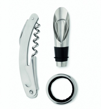 Logotrade promotional giveaway picture of: Bottle shape wine set