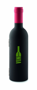 Logo trade promotional merchandise picture of: Bottle shape wine set