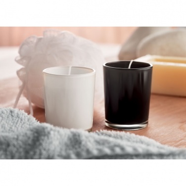 Logo trade business gifts image of: Scented candle in glass
