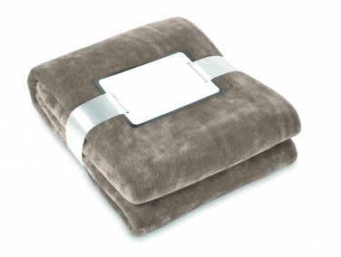 Logo trade promotional gifts image of: Blanket flannel