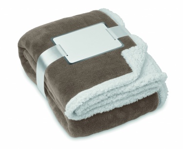 Logo trade advertising products picture of: Blanket coral fleece/ sherpa