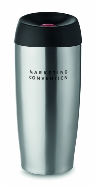 Logo trade corporate gifts picture of: Double wall travel cup 350 ml