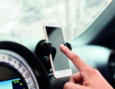 Logo trade promotional giveaways image of: Phone/car holder