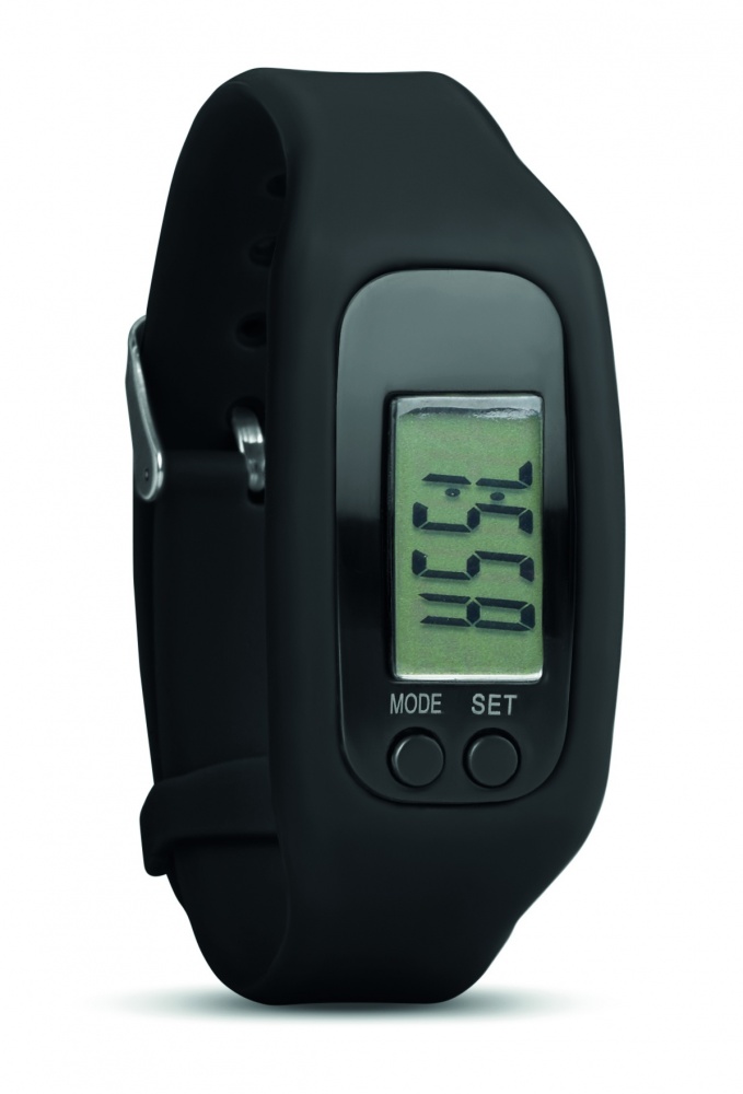 Logo trade promotional gifts picture of: Pedometer bracelet FIT SET