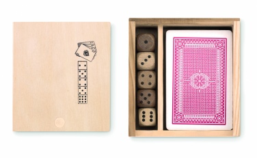 Logo trade promotional items picture of: Cards and dices in box