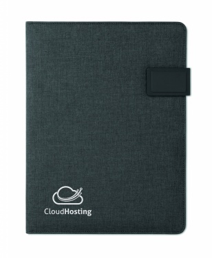 Logotrade promotional item picture of: A4 folder with power bank