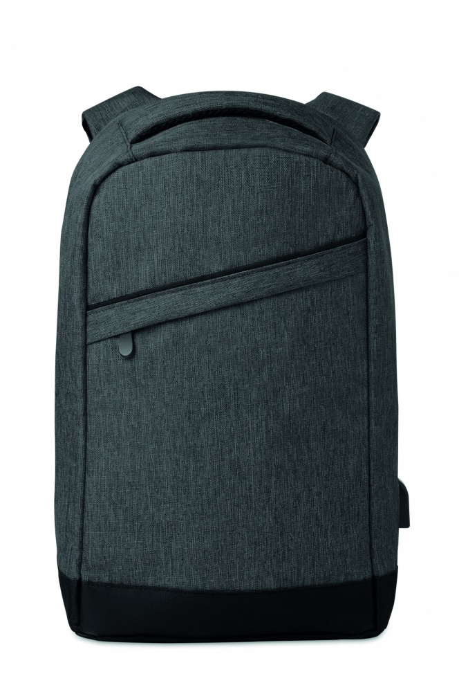 Logotrade promotional giveaways photo of: 2 tone backpack incl USB plug