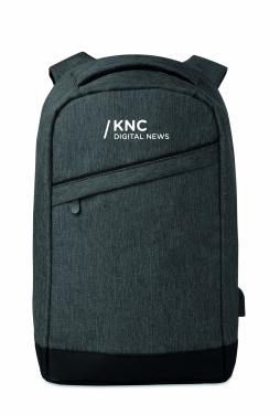 Logo trade promotional product photo of: 2 tone backpack incl USB plug