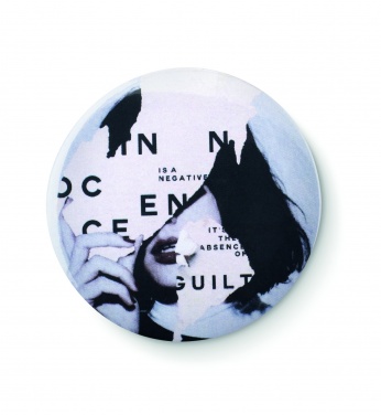 Logo trade promotional items image of: Small pin button