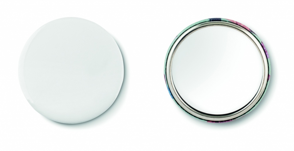 Logotrade promotional gift picture of: Mirror button metal