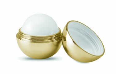Logotrade promotional item image of: Round lip balm UV finish