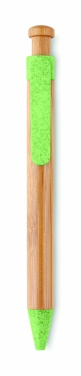 Logotrade promotional giveaway image of: Bamboo/Wheat-Straw ABS ball pen