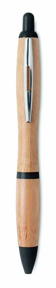 Logotrade promotional gifts photo of: Ballpoint pen made of ABS and bamboo