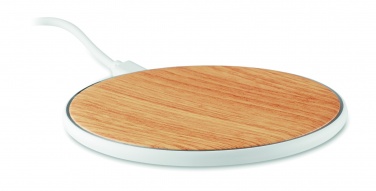 Logo trade promotional products image of: Wireless charger round 5W TISPAD
