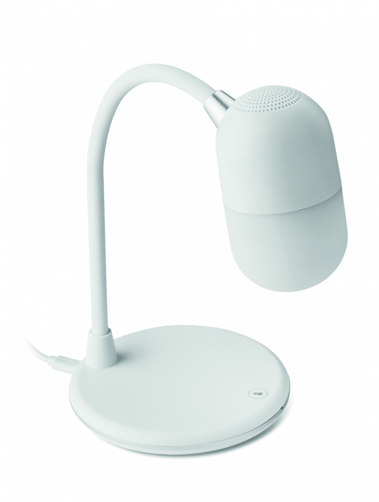 Logotrade corporate gift picture of: Wireless charging lamp speaker