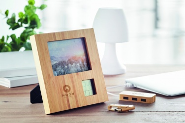 Logotrade promotional item picture of: Photo frame with weather statio