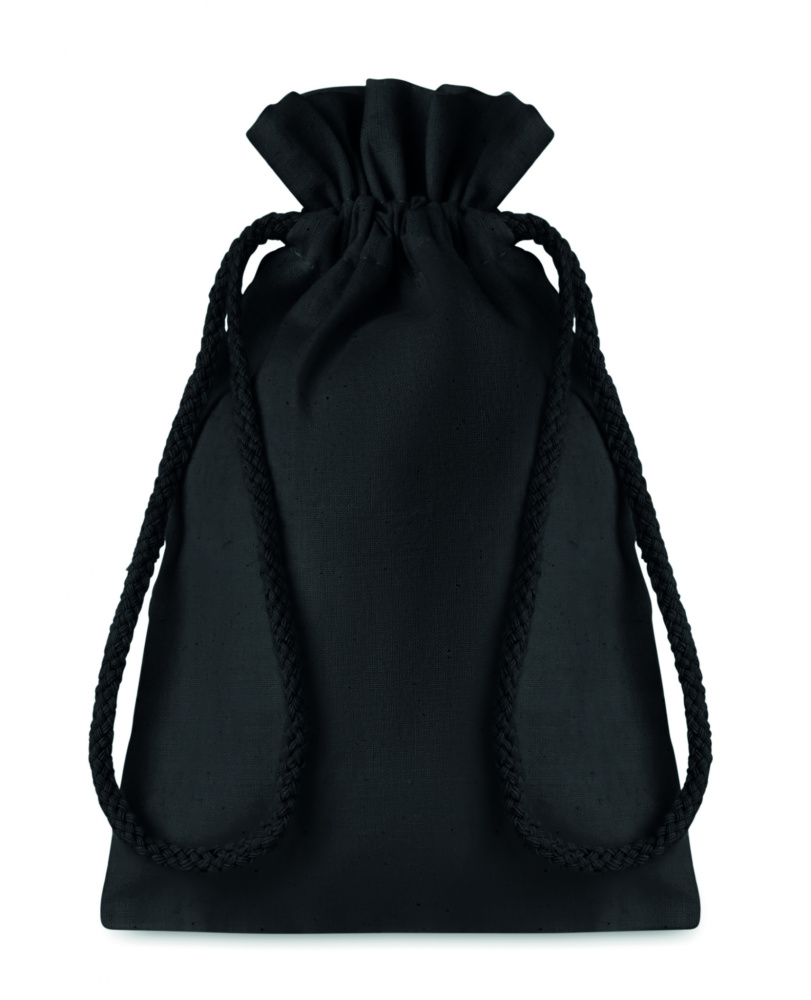 Logo trade corporate gift photo of: Small Cotton draw cord bag