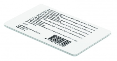 Logo trade promotional merchandise image of: RFID blocking card