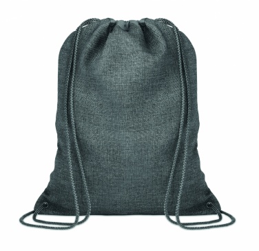 Logotrade promotional giveaway image of: 1200D heathered drawstring bag