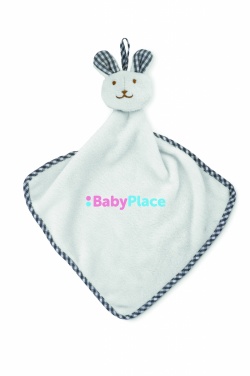 Logo trade business gift photo of: Plush rabbit design baby towel