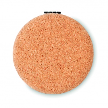 Logotrade promotional item picture of: Pocket mirror with cork cover