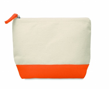 Logotrade promotional gift image of: Bicolour cotton cosmetic bag