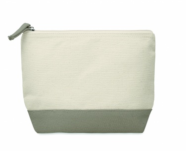 Logotrade promotional product picture of: Bicolour cotton cosmetic bag