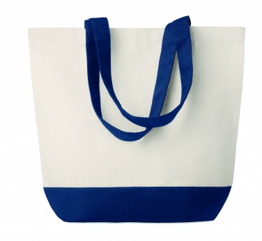 Logo trade promotional merchandise image of: Canvas beach bag 280gr/m2