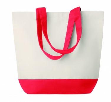 Logo trade promotional product photo of: Canvas beach bag 280gr/m2